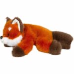 Peluche volpe rossa Floppy Choopy - GIPSY TOYS - 22 cm - Arancione / Marrone / Bianco - immagine 2