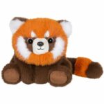 Peluche di panda rosso Floppy Choopy - GIPSY TOYS - 22 cm - Arancione / Marrone / Bianco