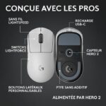 Mouse wireless Logitech G-PRO X Superlight 2c - Bianco - immagine 6