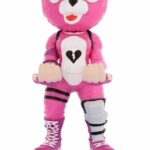 Statuetta del leader della squadra delle coccole di Fortnite - EXQUISITE GAMING - Cable Guys - Supporto per cuffie, smartphone o piccoli accessori - 11 cm