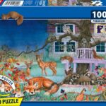 Puzzle - SCHMIDT SPIELE - Visita notturna degli animali - 100 pezzi - Età 6+