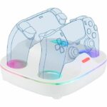 Stazione di ricarica per 2 controller DualSense - PS5 - Konix - Ricarica rapida - Connettori magnetici - Bianco