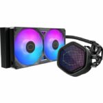 COOLER MASTER - MasterLiquid 240 Atmos II Pixel LED - Raffreddamento ad acqua AIO - Ventole da 120 mm
