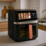 Friggitrice ad aria - LIVOO x Marmiton - DOC343CO - 8 L - 1700 W - 30 ricette tramite codice QR - Display digitale touchscreen al 100% - immagine 3
