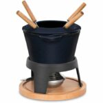 Pentola per fonduta in ghisa smaltata - LA FONDERIE 1890 - MONT D'ARBOIS - 1,2 L - Per 4 persone - Blu - immagine 3