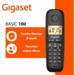 Gigaset BASIC 100 Nero  Telefono cordless mono, schermo da 1,5", vivavoce e blocco chiamate - immagine 3