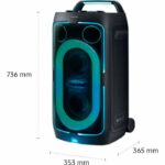 Altoparlante - SAMSUNG - MX ST50F/XE - 240 W - Effetti luce - Bluetooth - Durata della batteria 18 ore - Ruote integrate - Nero - immagine 2