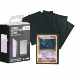 Bustine protettive Konix - Bustine opache 66 x 91 mm per competizione - 100 bustine - Magic: The Gathering, Pokémon - Rosa lavanda