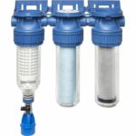 Stazione di filtrazione triplex - BWT - PURESKY 50 µm lavabile in controcorrente + ARCTIC 20 µm + PUREBLOCK 10 µm