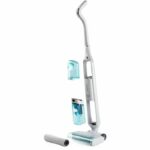 Aspirapolvere e lavapavimenti senza fili - DOMO DO253SW - 10.000 Pa - autonomia 35 min - 75 m² - contenitore polvere 450 ml - Bianco/Blu - immagine 4