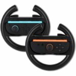 Coppia di volanti da corsa - Controller Nintendo Switch Joy-Con 2 - Konix - Plastica - Nero