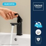 Miscelatore per lavabo - GROHE DICE - Misura S - Click-clack - Nero opaco - immagine 5
