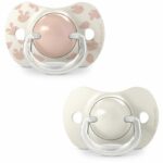 Set di 2 ciucci simmetrici - SUAVINEX - Birdies - SX Pro - da 6 a 18 mesi - Rosa