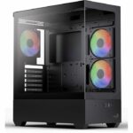 Case per PC (senza alimentatore) - AEROCOOL P500D - ACCM-PN06033.11 - Mid-tower - Fattore di forma ATX - Nero