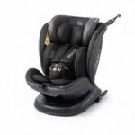 Seggiolino auto - BABYAUTO - RODIA - Gruppo 0/1/2/3 - 40/150 cm - I-Size - Girevole - Reclinabile - Con riduttore - Grigio pietra