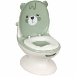 Mini toilette per bambini - BAMBISOL - Orsetto - Verde mandorla