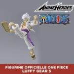 Action figure di One Piece - BANDAI - Anime Heroes - 37054 - Luffy Gear 5 - 17 cm - immagine 2