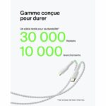 Cavo intrecciato - BELKIN - USB-C a USB-A - 1 m - Bianco - immagine 4