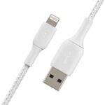 Cavo intrecciato - BELKIN - Lightning a USB-A - 2 m - Bianco