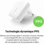 Caricabatterie da parete - BELKIN - USB-C - 30W - Bianco - immagine 3