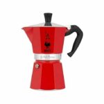 Caffettiera italiana - Bialetti - Moka Express - 3 tazze - Rossa - Alluminio lucido - immagine 3