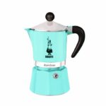 Caffettiera italiana - BIALETTI - Moka Express - Adatta a tutti i piani cottura tranne induzione - 6 tazze - 300 ml - Rainbow Blue
