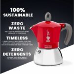 Caffettiera italiana - BIALETTI - MOKA Induction - 4 tazze - 150 ml - Rossa - immagine 6