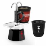 Caffettiera italiana - BIALETTI - Mini set espresso - Collezione Stranger Things - Con 2 tazze termosensibili - Nero / Rosso - immagine 3