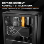 Silenzio! PURE ROCK PRO 3 Slim - Dissipatore CPU - Ventole da 100 mm - immagine 2