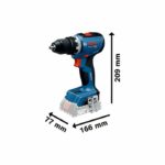 Trapano/avvitatore BOSCH PROFESSIONAL - GSR 18V-65 + valigetta + 2 batterie ProCORE18V 2x4.0Ah - immagine 3