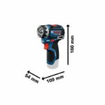 Trapano/avvitatore a batteria BOSCH PROFESSIONAL - Flexiclick GSR 12V-32 FC - 2 batterie GBA 2,0 Ah, + caricabatterie + accessori + custodia - immagine 3