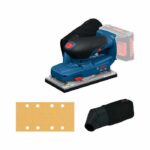 Levigatrice orbitale a batteria BOSCH PROFESSIONAL - GSS18V-18 - Sacchetto raccoglipolvere + foglio abrasivo
