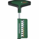 Set di punte per cacciavite Bosch con impugnatura a T da 19 pezzi - gambo da 100 mm - immagine 2