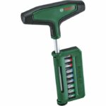 Set di punte per cacciavite Bosch con impugnatura a T da 19 pezzi - gambo da 100 mm