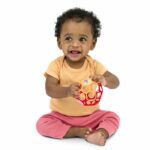 DISNEY BABY - WINNIE - O Ball Palla per la motricità fine, rossa e gialla, 0M+ - immagine 4