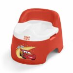 DISNEY BABY CARS - Vasino ergonomico per l'apprendimento, paraspruzzi, ciotola rimovibile
