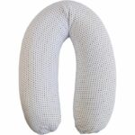 Cuscino maternità - CANDIDE - Jersey con stampa stelle - Bianco / Blu navy