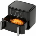 Friggitrice ad aria Continental Edison CEFR2400TB - 2600 W - 10,5 L - Nero - immagine 3