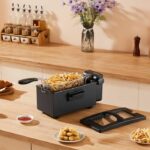 Friggitrice - CONTINENTAL EDISON - CEFR3BLK - 3 L - 2000 W - 1 cestello - Nero - immagine 5