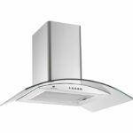 Cappa decorativa - CONTINENTAL EDISON - CEH60GS2 - Classe A - 60 x 47 x 50/84 cm - Acciaio inox / Vetro - immagine 5