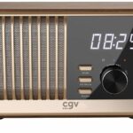Radio FM portatile - CVG - BeBop FM - Bluetooth - Batteria integrata - Legno