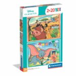 CLEMENTONI - 2x20 pezzi - Classici Disney