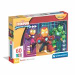 CLEMENTONI - 60 pezzi - Marvel Iron Man