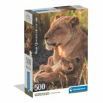 CLEMENTONI - Compact 500 pezzi - Amore Felino