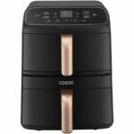 Friggitrice ad aria compatta COSORI Turbo Tower - Capacità 8,6 l - 2 vasche - 5 programmi - 2630 W - Nero - immagine 5