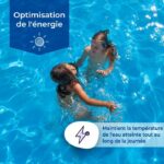 Telo di copertura estivo a bolle - GRE - 180 µ - Piscina 8,10 x 4,70 m - Per piscine in acciaio/resina, tubolari o autoportanti - immagine 3