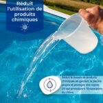 Telo di copertura estivo a bolle - GRE - 180 µ - Piscina 8,10 x 4,70 m - Per piscine in acciaio/resina, tubolari o autoportanti - immagine 5