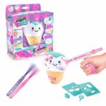 Canal Toys - Airbrush Plush - Mini peluche Food'tastic da decorare con pennarelli profumati e stencil - AIR 071