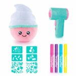 Canal Toys - Peluche Airbrush - Peluche Squishy Food'tastic da decorare con pennarelli profumati e stencil - AIR 072 - immagine 2