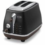 Tostapane De'Longhi CTOV2103.BK - 900W - 2 slot - Nero opaco/Cioccolato